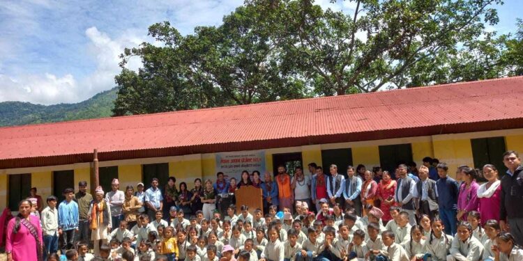 बि.पी संस्कृत मावि नेचासल्यानमा नेपाल जापान प्रोजेक्ट २०२४ जारी