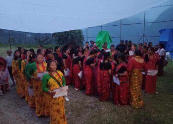 सोताङमा तीज विशेष कार्यक्रम,‘गोदावरी महिला समूह’ प्रथम