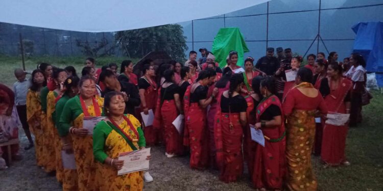 सोताङमा तीज विशेष कार्यक्रम,‘गोदावरी महिला समूह’ प्रथम