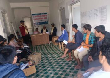 सोताङ गाउँपालिका ४ मा विल्डिङ इलेक्ट्रीसियन सम्बन्धी तालिम