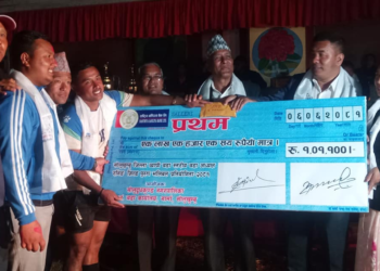 वडा अध्यक्ष पुरुष भलिबल प्रतियोगिताको उपाधी नेचासल्यान २ लाई