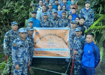 संविधान दिवस : गुप्तकालिका देवी मन्दिर सरसफाई