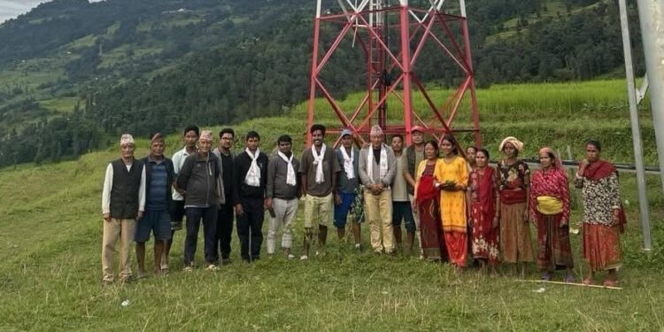 थुलुङ दुधकोशीको बलङ्गामा पुग्यो टेलिकमको फोरजी