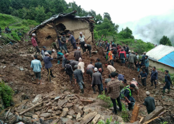 जाजरकोटको धुमामा पहिरोले पुरेर दुई जना बेपत्ता