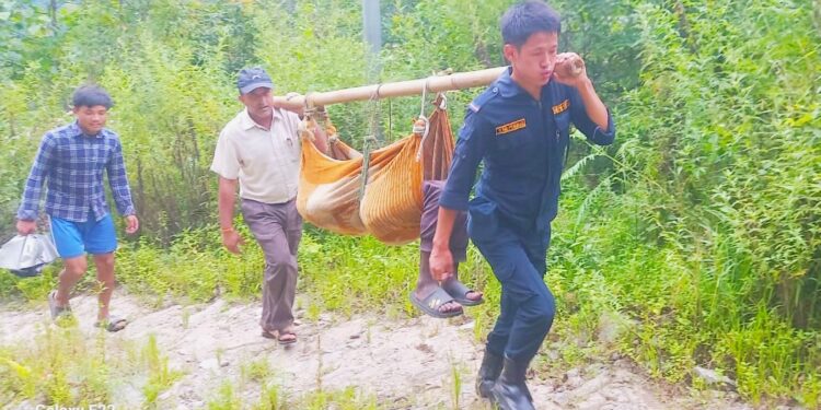 ताप्लेजुङको फक्ताङ्लुङमा बेवारिसे एक व्यक्तिको उद्धार