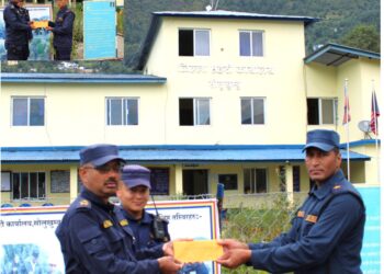 विपद् व्यवस्थापनमा उत्कृष्ट काम गर्ने सोलुका दुई प्रहरी पुरस्कृत