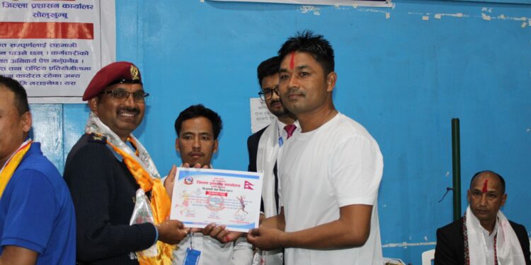 सोलुखुम्बुको शान्ति सुरक्षा प्रत्याभूतिमा अव्बल प्रहरी, उस्तै खेलमा पनि 