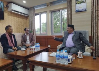 टानका वरिष्ठ उपाध्यक्ष शेर्पाले गरे, बाढी प्रभावित थामे बस्ती पुर्ननिर्माणका लागि रक्षामन्त्रीको ध्यानाकर्षण