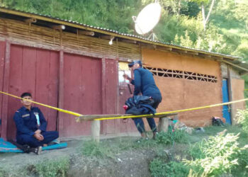 सोरुङ्गछविसे आमा–छोरा हत्या प्रकरणका आरोपित सार्वजानिक गर्दै प्रहरी