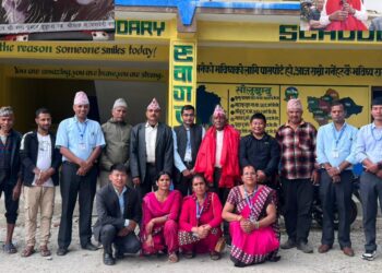 स्वर्गीय मातापिताको स्मृतिमा विद्यालयको अक्षयकोषलाई सहयोग