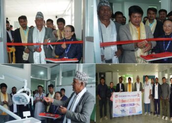 जिल्ला अस्पताल सोलुखुम्बुमै सुरु भयो दन्त उपचार सेवा 