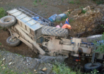संखुवासभामा ट्याक्टर दुर्घटना, दुई जनाको मृत्य
