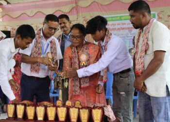 मोरङको जहदा गाउँपालिकाले मनायो, ६० औं राष्ट्रिय बाल दिवस