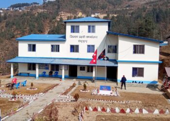 हिं‍सा रहित दशैँ मनाउन जिल्ला प्रहरी कार्यालय सोलुखुम्बुको आग्रह