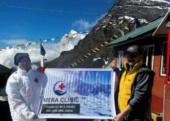 नेपालमै ५००० मिटर उचाइमा पहिलो स्वास्थ्य क्लिनिक स्थापना
