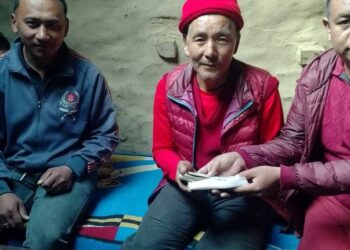 गोराखानीका पहिरो पिडित परिवारलाई एक लाख बढी आर्थिक सहयोग