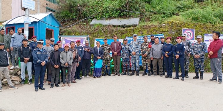 सोलुको मुख्य नाका पत्ताले, जोरबौद्ध र आवाडाँडामा यात्रु सहायता कक्ष