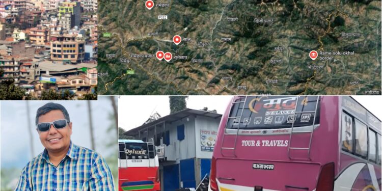 खोटाङ यातायात प्रालिले  वैकल्पिक मार्ग दिक्तेल–काठमाडौँ बस सेवा दिदैँ