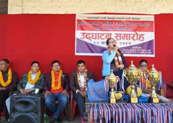 चोङ्कोम युङ्कुली मुक्लीद्वारा आयोजित भलिबल प्रतियोगिता सुरु, २२ टिम सहभागी