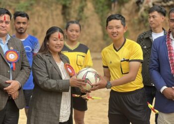 हलेसीमा आयोजना गरिएको महिला फुटबलमा १७ टिम सहभागि