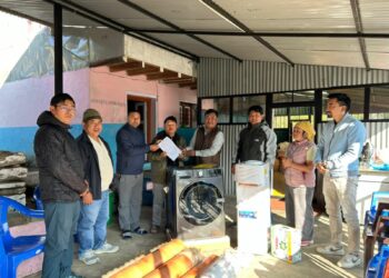 वृद्ध हेरचाह केन्द्र बुङलाई २ लाख बढीको जिन्सी   सामाग्री प्राप्त