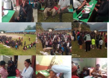 माप्य दुधकोशीमा निःशुल्क स्वास्थ्य शिविर, आठ सय जना लाभान्वित