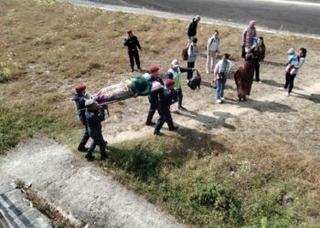  घाइते वृद्धालाइ प्रहरीको सहजिकरणमा काठमाण्डौ पठाइयो 