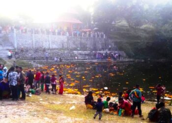 धार्मिक तथा पर्यटकीयस्थल बराहपोखरीमा एकादशी मेला