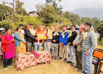 भ्वाइस अफ धरानका विजेता राईलाई वडाले ग¥यो सम्मान 