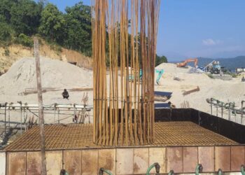 उदयपुरमा त्रियुगा पुल निर्माणको काम तीव्र