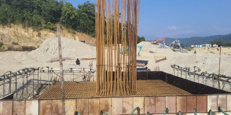 उदयपुरमा त्रियुगा पुल निर्माणको काम तीव्र