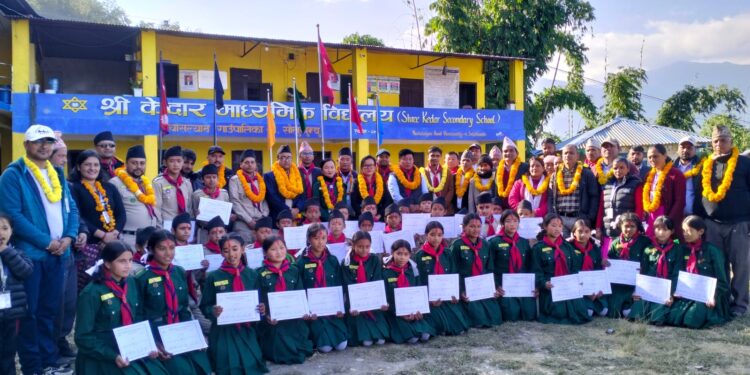 नेपाल स्काउट केदार स्काउट दलको प्रथम दिक्षान्त समारोह सम्पन्न