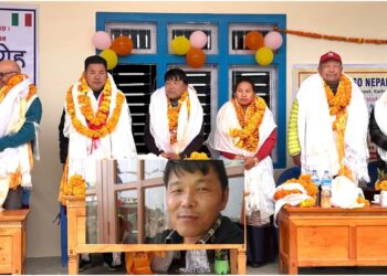 समाजसेवी छोङबा लामाकाे पहलमा टाक्सिन्दुमा सुविधा सम्पन्न छात्रवास, विद्यार्थीलाई पठनपाठनमा सहज हुने  