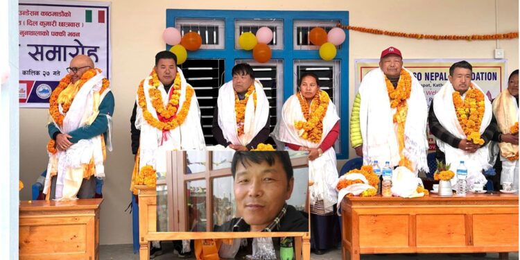 समाजसेवी छोङबा लामाकाे पहलमा टाक्सिन्दुमा सुविधा सम्पन्न छात्रवास, विद्यार्थीलाई पठनपाठनमा सहज हुने  