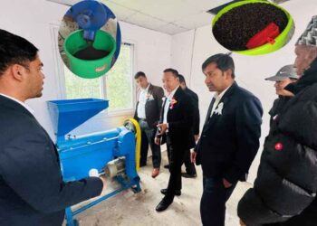 सोलुखुम्बुको थुलुङ दुधकोशीमा कफी प्रशोधन सुरु