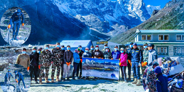 हिमाली क्षेत्रको सरसफाइ गर्न एसपिसिसिको ८ दिने अभियान, अझै ५ दिन जारी रहने 