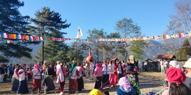 सल्लेरीमा हर्ष उल्लासका साथ उधौली पर्व मनाइयो