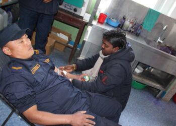 हवल्दार लिम्बुको रक्तदानले बच्यो सुत्केरीको ज्यान