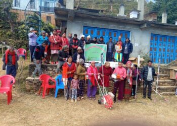 गोदावरी महिला कृषक समुहलाई १ लाख बराबरको कृषि सामाग्री हस्तान्तरण