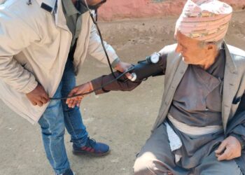 नेलेमा जेष्ठ नागरिक, अपंगता, तथा दीर्घ रोगीहरुलाई घरघरमा स्वास्थ्य सेवा