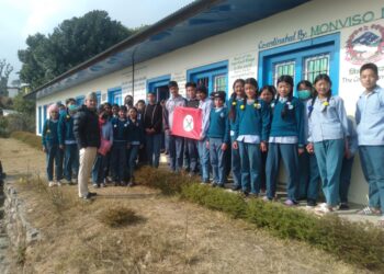 माप्यका ५ विद्यालयमा इकाई समिति विस्तार गर्दा नेविसङ्घमा  २४४ विद्यार्थी आवद्ध 