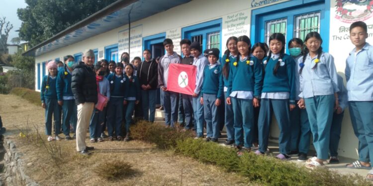 माप्यका ५ विद्यालयमा इकाई समिति विस्तार गर्दा नेविसङ्घमा  २४४ विद्यार्थी आवद्ध 