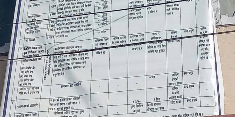 व्यवसायिक तथा सीप विकास तालिम केन्द्र ओखलढुंगाद्वारा सोलुका करिब २ सय जनालाई तालिम प्रदान