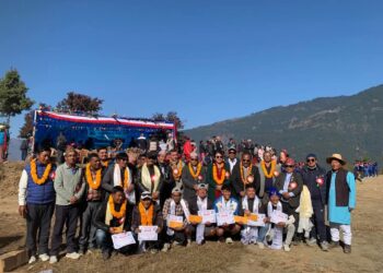 अन्तर मावि स्तरीय राष्ट्रपति रनिङ शिल्डको उपाधी फूलमती माविलाई