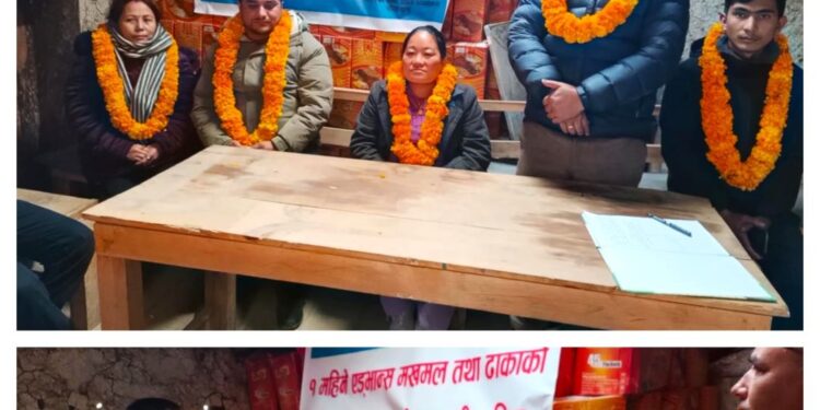 तिङ्लामा अपाङ्गता भएकाहरूका लागि मखमल र ढाकाको जुता चप्पल तालिम