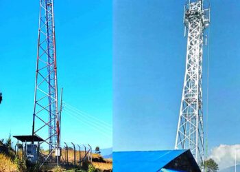 महाकुलुङको गुदेल स्थित टेलीकम टावर २ हप्ता देखी बन्द, सञ्चार सुविधाबाट नागरिक बञ्चित 