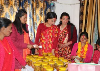 थुलुङ दुधकोशी गाउँपालिका २ मा अचार बनाउने तालिम सम्पन्न