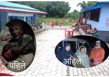  सडक नालीमा अलपत्र भेटिएकी महिलालाई मायाघर पठाइयो   