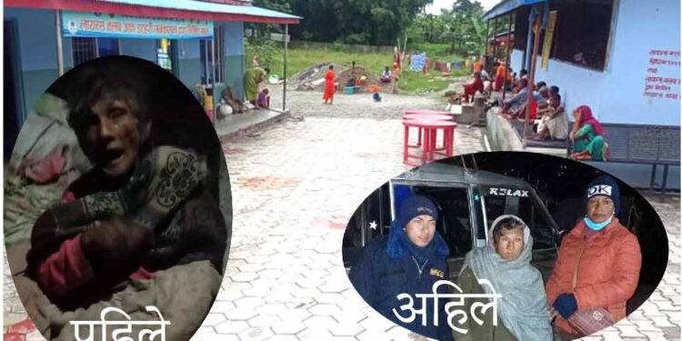  सडक नालीमा अलपत्र भेटिएकी महिलालाई मायाघर पठाइयो   