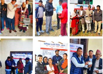 थुलुङ दुधकोशी गाउँपालिकाको ९ वटै वडामा एकिकृत घुम्ती शिविर सम्पन्न